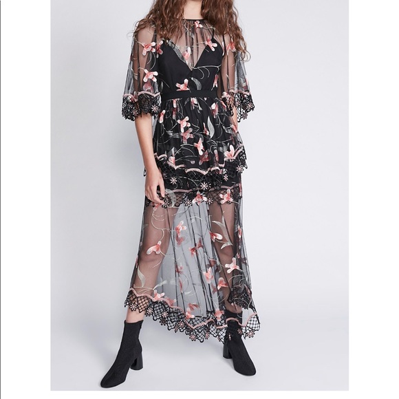 Alice Mccall Marigold Dress In Black 